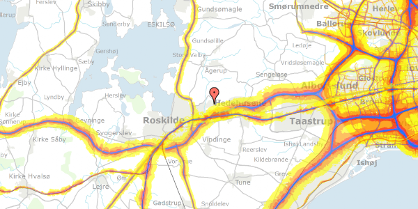 Trafikstøjkort på Toppen 38, 4000 Roskilde