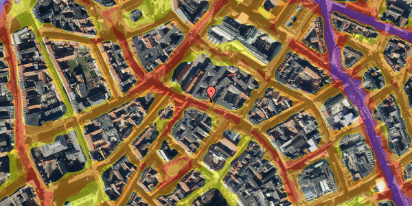 Trafikstøjkort på Købmagergade 46, 1. 3, 1150 København K