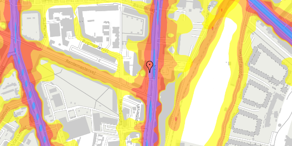 Trafikstøjkort på Lygten 39, 2400 København NV