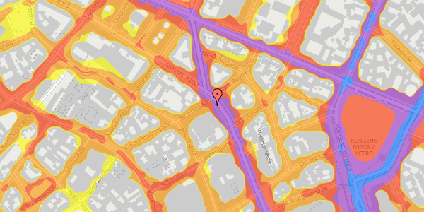 Trafikstøjkort på Gammel Mønt 11, 3. , 1117 København K