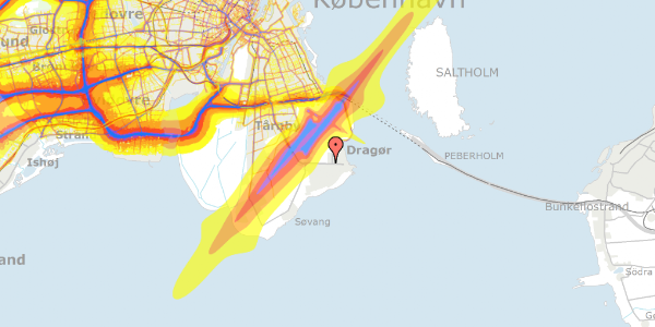 Trafikstøjkort på Hf. Maglebylund 272, 2791 Dragør