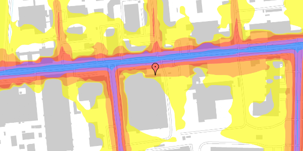 Trafikstøjkort på Fabriksparken 19, st. , 2600 Glostrup