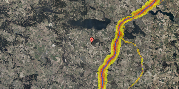 Trafikstøjkort på Skovhøjvej 10, st. 6, 8752 Østbirk