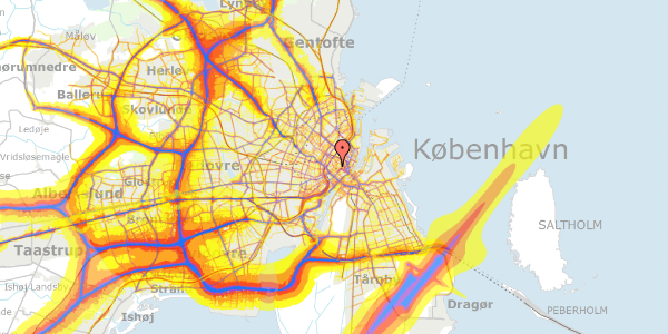 Trafikstøjkort på Skindergade 44A, 1159 København K