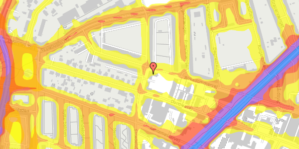 Trafikstøjkort på Smedetoften 14, st. , 2400 København NV