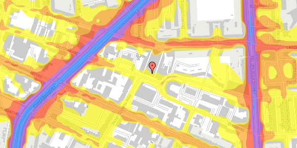 Trafikstøjkort på Dortheavej 6, st. tv, 2400 København NV