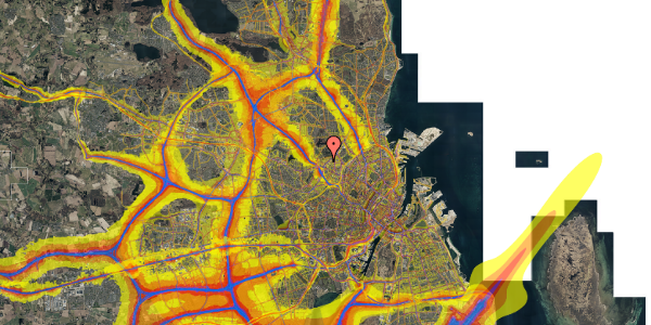 Trafikstøjkort på Rentemestervej 78C, st. , 2400 København NV