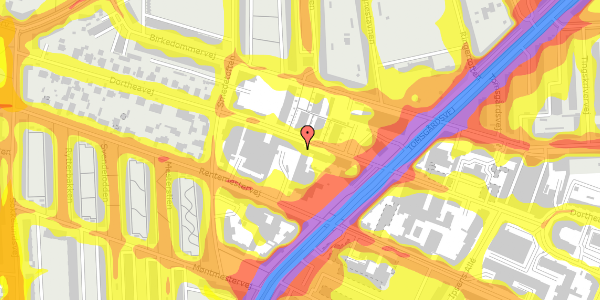 Trafikstøjkort på Rentemestervej 78D, st. , 2400 København NV