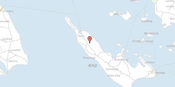 Trafikstøjkort på Albertslykke 12, 5985 Søby Ærø