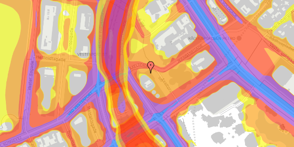 Trafikstøjkort på Axeltorv 3, st. , 1609 København V