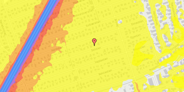 Trafikstøjkort på Solstien 18, 2610 Rødovre
