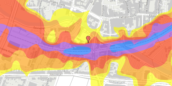 Trafikstøjkort på Nytorv 5, 1. , 6000 Kolding