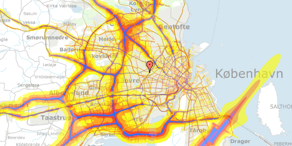 Trafikstøjkort på Randbølvej 27, 2720 Vanløse