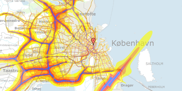 Trafikstøjkort på Åbenrå 28, 2. , 1124 København K