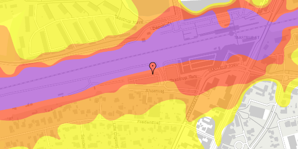 Trafikstøjkort på Taastrup Torv 32, 2630 Taastrup