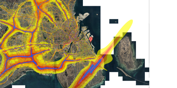 Trafikstøjkort på Krimsvej 5A, 4. , 2300 København S