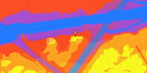 Trafikstøjkort på Delta Park 40, 2. 24, 2665 Vallensbæk Strand