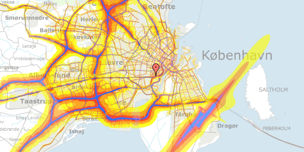 Trafikstøjkort på Enghavevej 68, 1674 København V