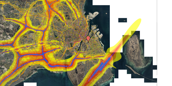 Trafikstøjkort på Tom Kristensens Vej 147, 2300 København S