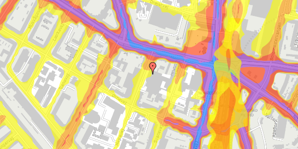 Trafikstøjkort på Hejrevej 3, st. , 2400 København NV