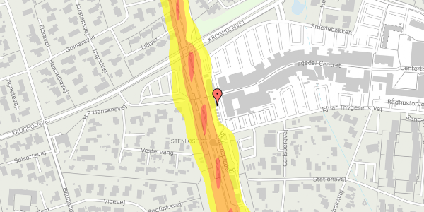 Trafikstøjkort på Egedal Centret 119, 1. , 3660 Stenløse