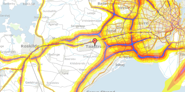 Trafikstøjkort på Lindehaven 35, 2630 Taastrup