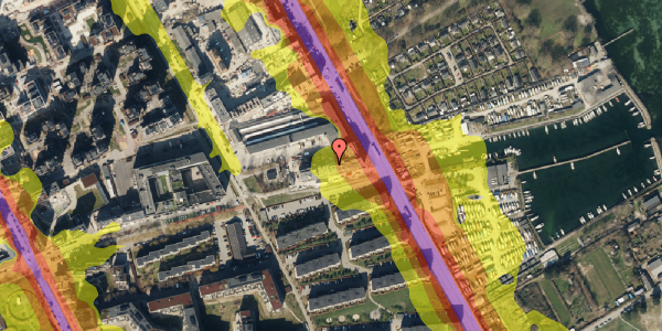 Trafikstøjkort på Amager Strandvej 80E, 2. th, 2300 København S