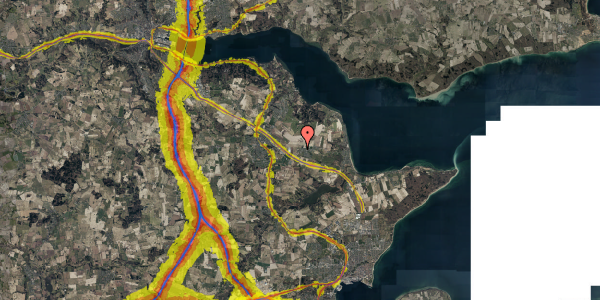 Trafikstøjkort på Mølletoften 66, 7080 Børkop