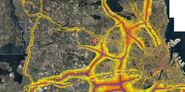 Trafikstøjkort på Slåen Alle 26, 2750 Ballerup