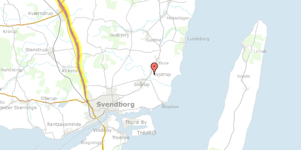 Trafikstøjkort på Ådalsvænget 4, 5882 Vejstrup