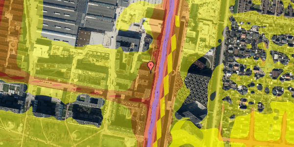 Trafikstøjkort på Halldór Laxness Vej 14, 1. th, 2300 København S