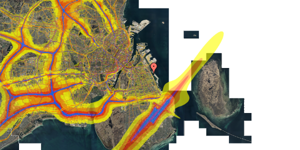 Trafikstøjkort på Amager Strandvej 130F, 4. th, 2300 København S