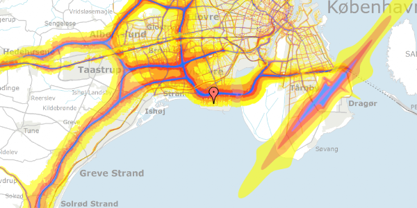 Trafikstøjkort på Helseholmen 31, 1. , 2650 Hvidovre