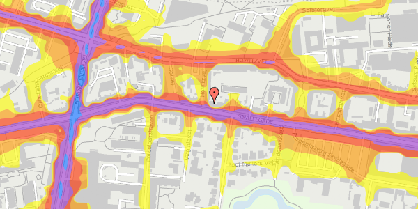 Trafikstøjkort på Smallegade 38B, 2. , 2000 Frederiksberg