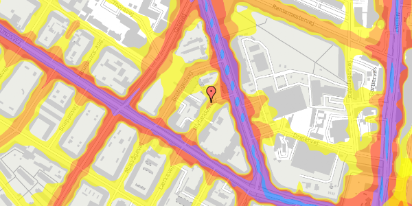 Trafikstøjkort på Blytækkervej 5, 1. , 2400 København NV