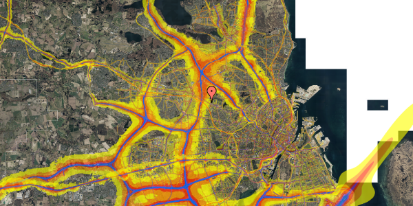 Trafikstøjkort på Voldfløjen 4, 3. tv, 2700 Brønshøj