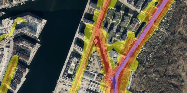 Trafikstøjkort på Islands Brygge 79A, 5. 10, 2300 København S