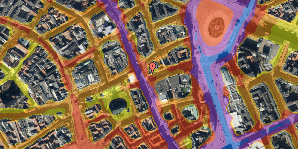 Trafikstøjkort på Bremerholm 3A, 1. , 1069 København K