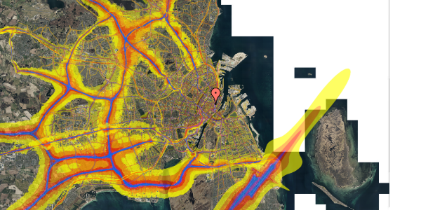 Trafikstøjkort på Møntergade 10A, st. th, 1116 København K