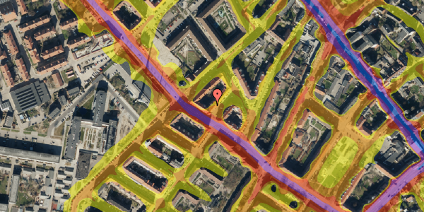 Trafikstøjkort på Dovregade 3, 1. , 2300 København S