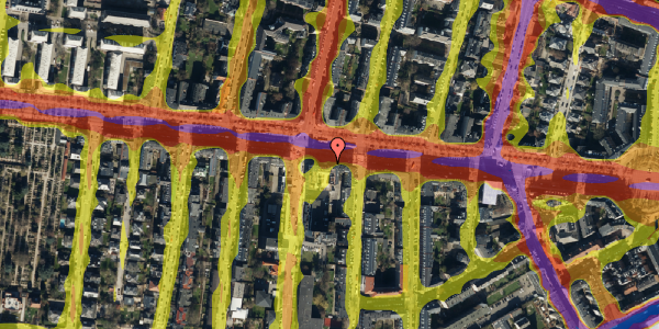 Trafikstøjkort på Frederiksberg Alle 41, 4. 404, 1820 Frederiksberg C