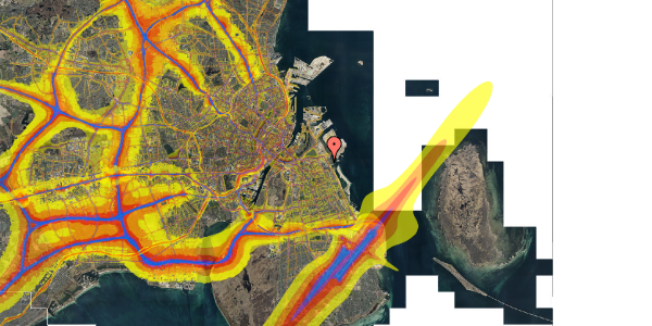 Trafikstøjkort på Ved Amagerbanen 31D, 5. 5, 2300 København S