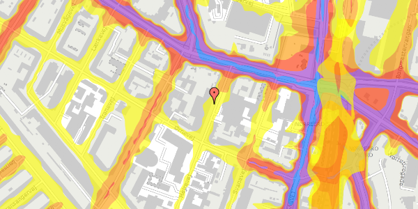 Trafikstøjkort på Hejrevej 8, st. , 2400 København NV