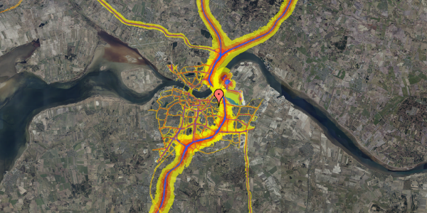 Trafikstøjkort på Vejgård Kirkevej 11, 9000 Aalborg