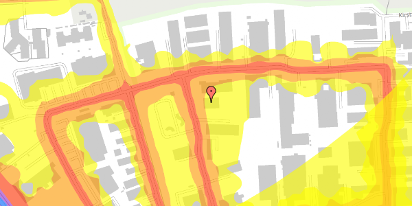 Trafikstøjkort på Kirstinehøj 27C, 2770 Kastrup
