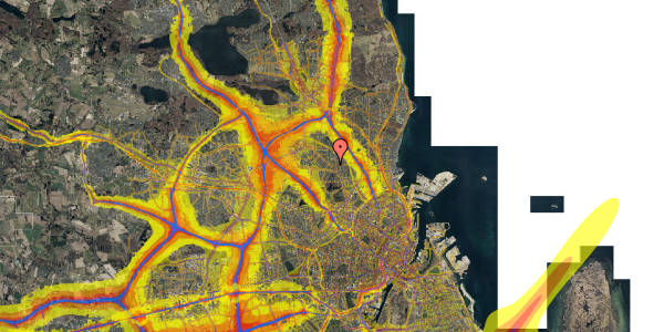 Trafikstøjkort på Dyssegårdsvej 123, 2870 Dyssegård