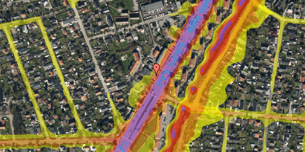 Trafikstøjkort på Gammel Køge Landevej 272, st. , 2650 Hvidovre