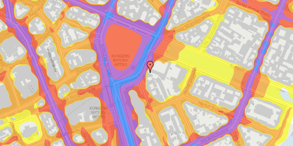 Trafikstøjkort på Kongens Nytorv 3, st. , 1050 København K