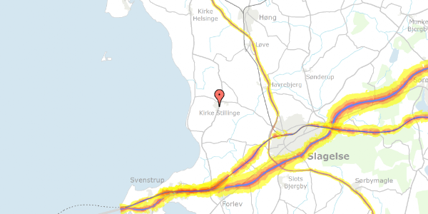 Trafikstøjkort på Havremarken 27, 4200 Slagelse