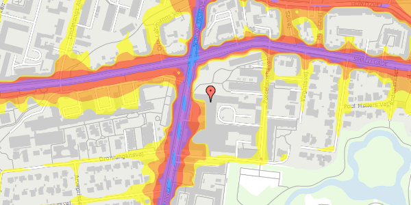 Trafikstøjkort på Søndre Fasanvej 5, 2000 Frederiksberg